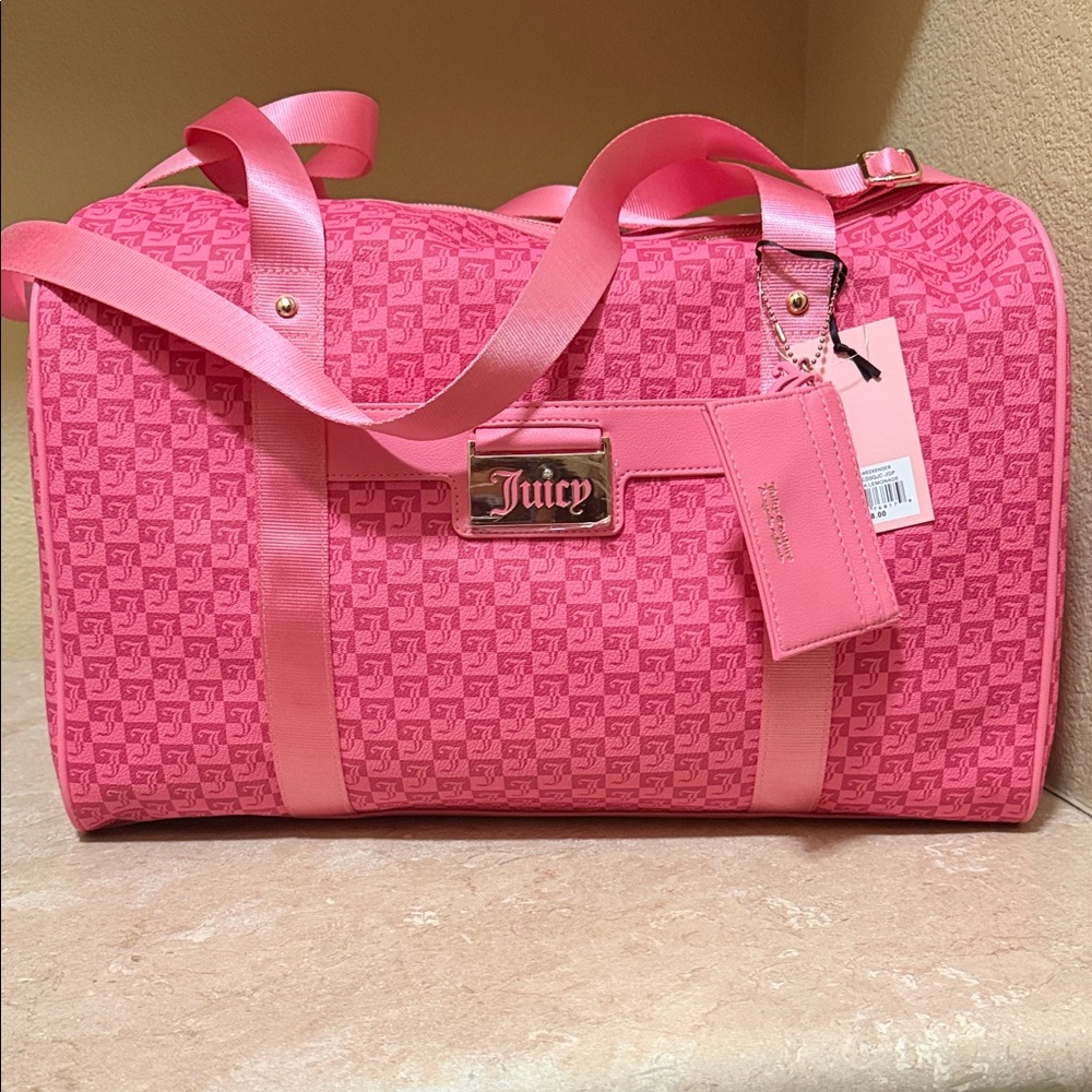 Juicy Couture Vibrant Pink Travel Bag